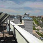 Extractores eólicos en una comunidad en San Sebastián de los Reyes en Madrid 2 instalación de extractores eólicos en San Sebastián de los Reyes